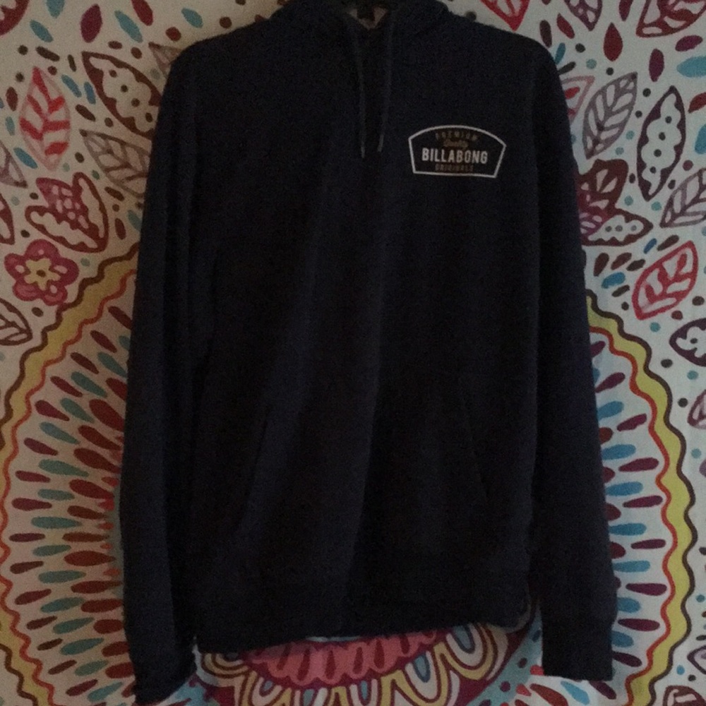 navy blue billabong hoodie